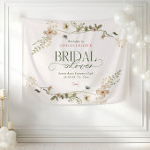 お洒落フェアリーターガーデン&ボウズブライダルシャワータ タペストリー