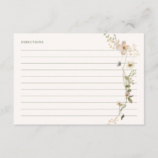 お洒落フェアリーターガーデン&ボウズレシピ エンクロージャーカード (裏面)