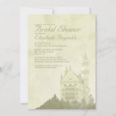 お洒落フェアリータールキャッスルブライダルシャワー招待状 招待状 (正面)