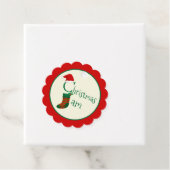 お洒落フェスティバルのクリスマス書のジャム フェイバータグ (インサイチュ)