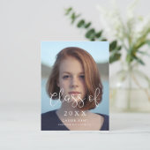 お洒落フォントクラス2023写真 ポストカード (スタンド正面)