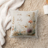 お洒落フォークアートフローラ結婚ズ クッション (ブランケット)