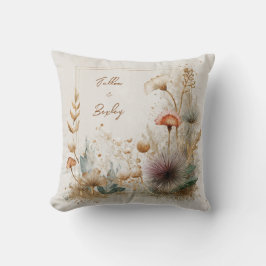 お洒落フォークアートフローラ結婚ズ クッション