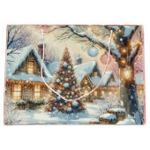 お洒落フォークヴィレッジクリスマス ラージペーパーバッグ (正面)