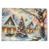 お洒落フォークヴィレッジクリスマス ラージペーパーバッグ (裏面)