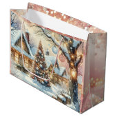 お洒落フォークヴィレッジクリスマス ラージペーパーバッグ (正面アングル)