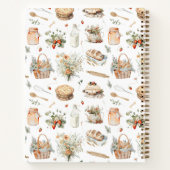 お洒落フローラいちごレシピクックブック ノートブック (裏面)