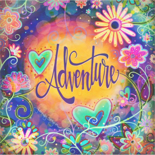 お洒落フローラおもしろいかわいらし冒険 シール (正面)