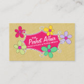 お洒落フローラとドードルフレーム 名刺 (正面)