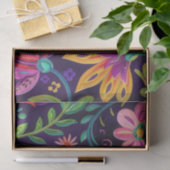 お洒落フローラデザイン 薄葉紙 (ギフト)