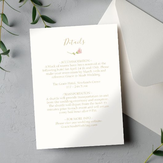 お洒落フローラバラとアイボリー結婚の詳細