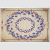 お洒落フローラ切り離しティッシュペーパー 薄葉紙 (正面)