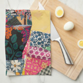 お洒落フローラ紙混載 キッチンタオル (四つ折り)