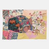 お洒落フローラ紙混載 キッチンタオル (横)