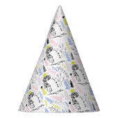 お洒落フローラ黒夜行性フクロウ点 パーティーハット (左)