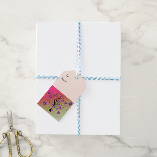 お洒落フローラ ギフトタグ (より糸付き)