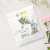 お洒落ブライダルシャワー茶パーティー フェイバーバッグ (封をした状態)