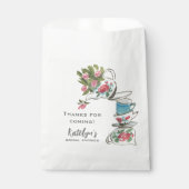 お洒落ブライダルシャワー茶パーティー フェイバーバッグ (正面)