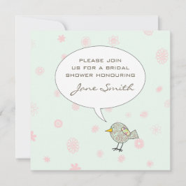 お洒落ブライダルシャワー 招待状