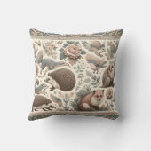 お洒落ヘッジホッグヘブンビクトリアン:フローラ クッション (裏面)