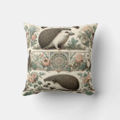 お洒落ヘッジホッグヘブンビクトリアン:フローラ クッション (裏面)