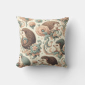 お洒落ヘッジホッグヘブンビクトリアン:フローラ クッション (正面)