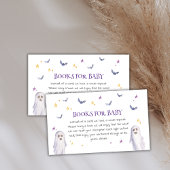お洒落ベビーハロウィーン赤ちゃんシャワー用の本 エンクロージャーカード