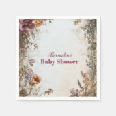 お洒落ベビー開花 スタンダードカクテルナプキン (正面)