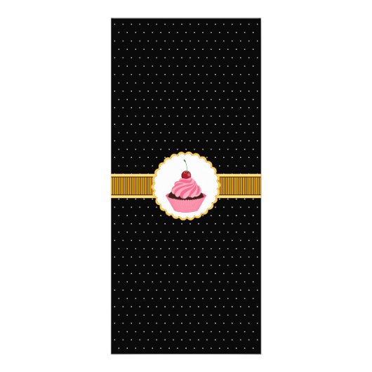 お洒落ベーカリーカップケーキイエロー価格表 ラックカード (裏面)