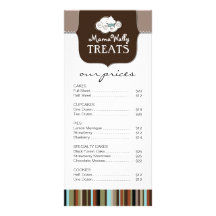 お洒落ベーカリーラックカード