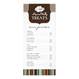 お洒落ベーカリーラックカード ラックカード