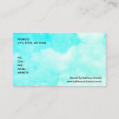 お洒落ホームカラフルスウィートホームビジネスCa 名刺 (裏面)