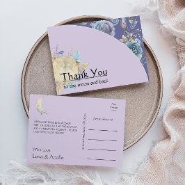 お洒落ムーンパープル ポストカード