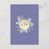 お洒落ムーン結婚パープル詳細 エンクロージャーカード (裏面)