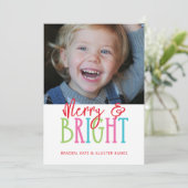 お洒落メリー&Bright Christmas Presents シーズンカード (スタンド正面)