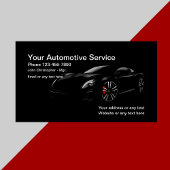 お洒落モダンクール車の 名刺