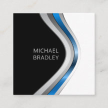 お洒落モダンプロフェッショナル金属曲線パターン