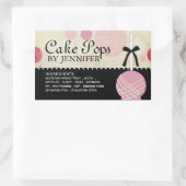 お洒落モダンベーカリー 長方形シール (バッグ)