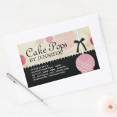 お洒落モダンベーカリー 長方形シール (封筒)