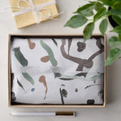 お洒落モダン抽象芸術ティッシュペーパー 薄葉紙 (ギフト)