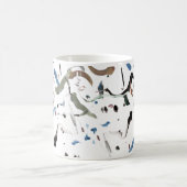 お洒落モダン抽象芸術 コーヒーマグカップ (中央)
