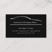 お洒落モダン車のテーマ 名刺 (正面)
