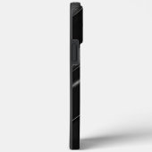 お洒落モノグラムの黒 Case-Mate iPhoneケース (裏面 / 右)