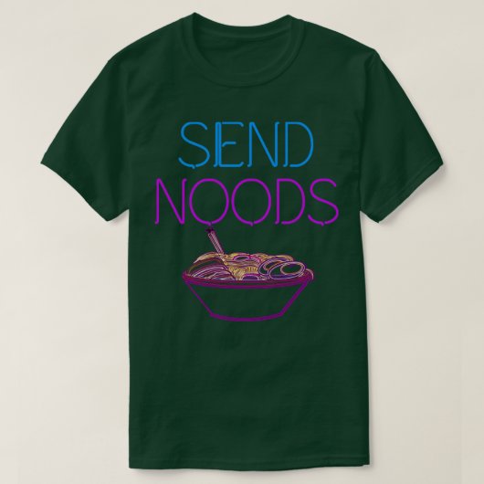 . .お洒落ラーメンを送る Tシャツ (デザイン正面)
