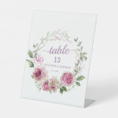 お洒落リース水彩表番号台座 台座サイン (正面)