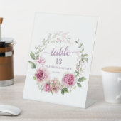 お洒落リース水彩表番号台座 台座サイン (インサイチュ)