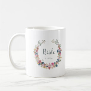 お洒落リース 花嫁 コーヒーマグカップ