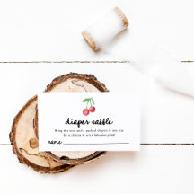 お洒落レトロさくらんぼ | おむつラッフル