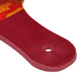 お洒落レトロキティ猫オレンジレッドフローラ黄 カッティングボード (角)