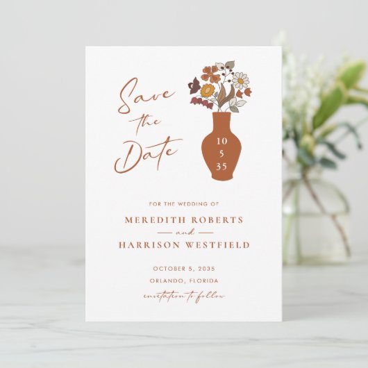 お洒落レトロボホフローラ結婚ズ セーブザデート (スタンド正面)